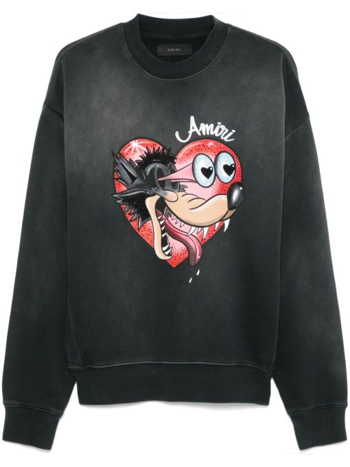 AMIRI Hopeless Romantic Sweatshirt Black