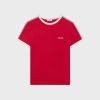 Celine Regular T-shirt Cotton Jersey Red