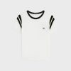Celine Triomphe Regular T-shirt Cotton Jersey White