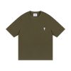 AMI Paris Cropped T-Shirt Olive Green