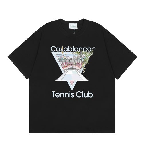 Casablanca Tennis Club T-shirt Black