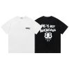 Balenciaga Hand-Drawn BB Icon T-Shirt Medium Fit White Black