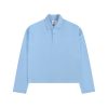 Ami Long Sleeve Polo Shirt Sky Blue