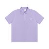Ami Paris Polo T-Shirt Navy Blue