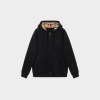 Burberry Zip-Up Hoodie Black