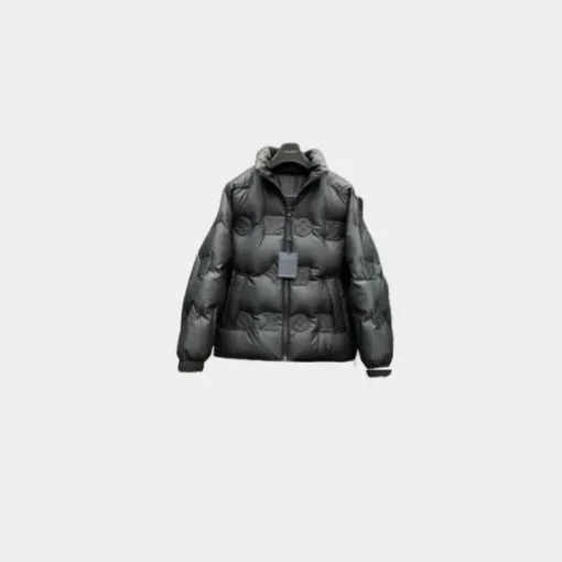 LV Monogram Down Jacket Black - S