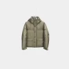 LV Down Puffer Zipped Jacket Moss Green