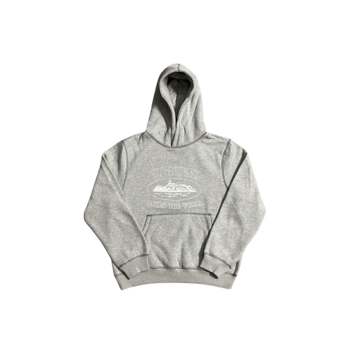 Corteiz Alcatraz Hoodie Gray - XXL