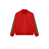 Amiri Sportswear Jacket Red With Green Bones Design