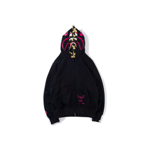 BAPE Shark Hooded Hoodie Black