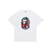 BAPE A Bathing Ape T Shirt White With Cyber Neon Monogram