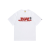 BAPE A Bathing Ape T Shirt White With Red Bape Text