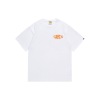 BAPE Purple Brand T Shirt White With Orange Stack