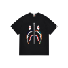 BAPE Multi Camo Shark Face T Shirt Black