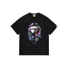 BAPE A Bathing Ape Neon Monogram T Shirt Black