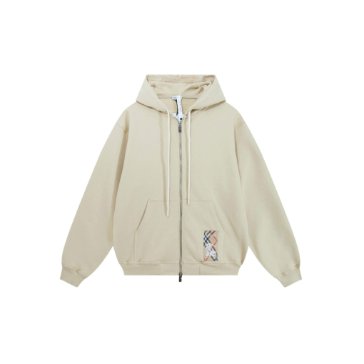 Burberry Cotton Zip Hoodie Calico