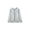 Burberry Zipper Hooded Hoodie Gray
