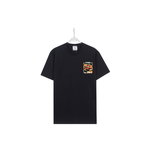 CASABLANCA Logo T Shirt Black