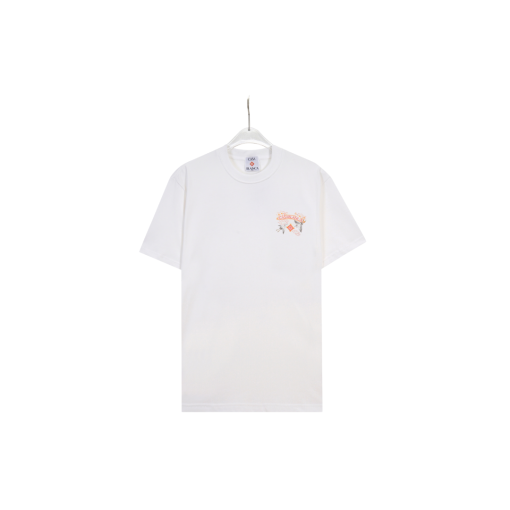 CASABLANCA Logo T Shirt White