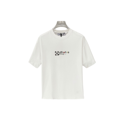 Off-White Logo With Monogram T Shirt White - XXL