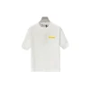 Off-White Yellow Logo T Shirt White