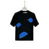 Off-White T Shirt Black With Blue Design