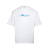 Off-White T Shirt White With Blue Logo TM