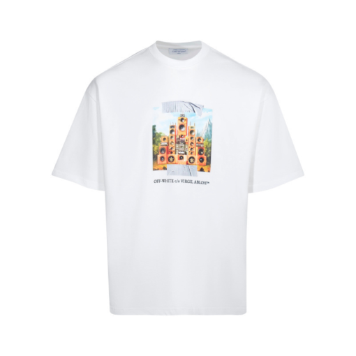 Off-White T Shirt White Scenario Design Print - S