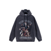 Off-White Hoodie Gray With Graphic Print
