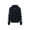Off-White Hoodie Black With White Text