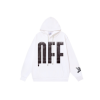 Off-White Hoodie With OFF Text Monogram Printed