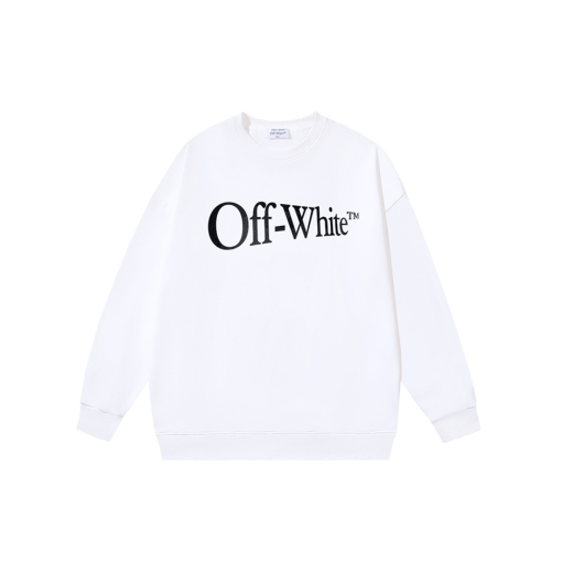 Off-White Sweatshirt White With Monogram - M