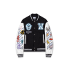 Off-White Varsity Jacket Black With Design Printed