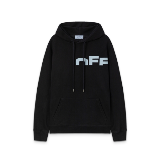 Off-White Hoodie All Black With nFF Logo - M