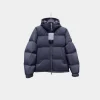 LV Monogram Down Jacket Volcanic Ash Grey