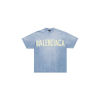 Balenciaga Tape Type Medium Fit T-Shirt ‘Faded Blue’