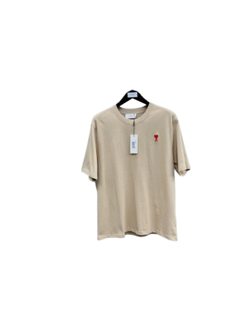 AMI Paris Ami De Coeur T-shirt Beige M2