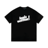 LV White Logo Black T-Shirt