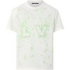 LV Spread Embroidery T-Shirt Milk White/Green