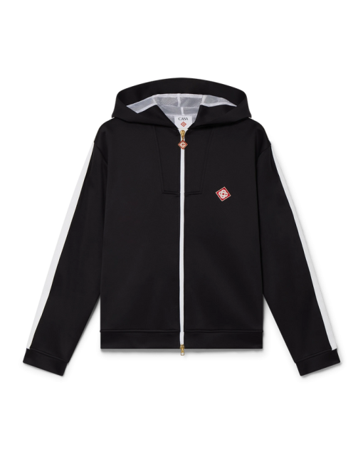 Casablanca Scuba Hooded Sweatshirt Black
