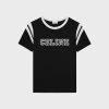 Celine Loose T-shirt Cotton Jersey Black M3