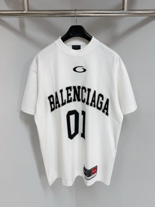 Balenciaga T-Shirt White Black - L
