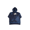 LV Monogram Circle Cut Blue Hoodie