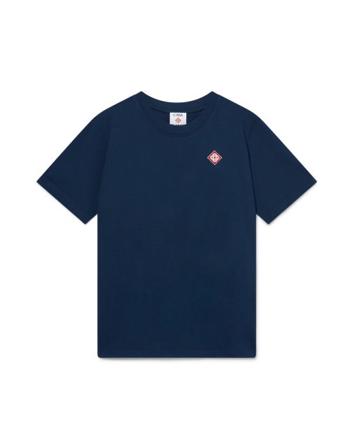 CASABLANCA Diamond Logo T-Shirt Navy Blue