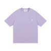AMI Paris Cropped T-Shirt Purple