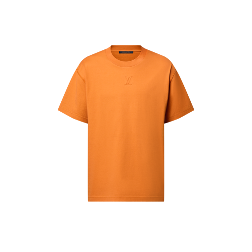 T-shirt with LV embossing Apricot - S