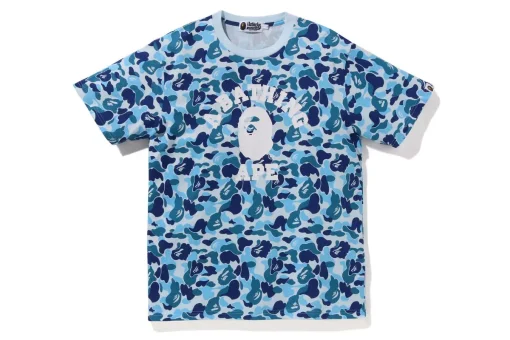 Bape ABC Camo College T-shirt Blue