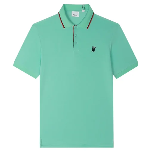 Burberry Polo Shirt Sky Blue