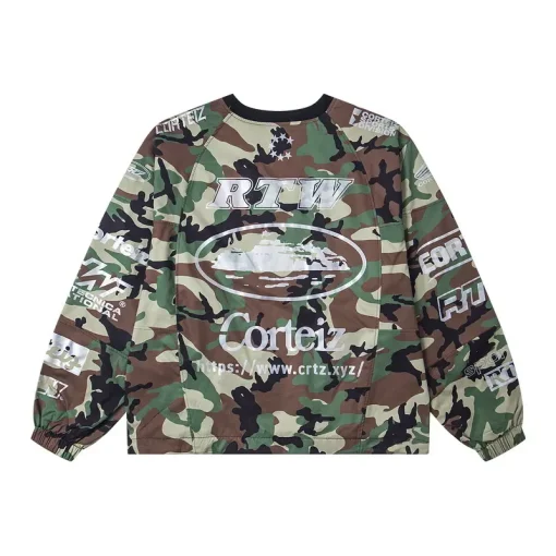 Corteiz Alcatraz Waterproof Windbreaker Crew Neck Camouflage