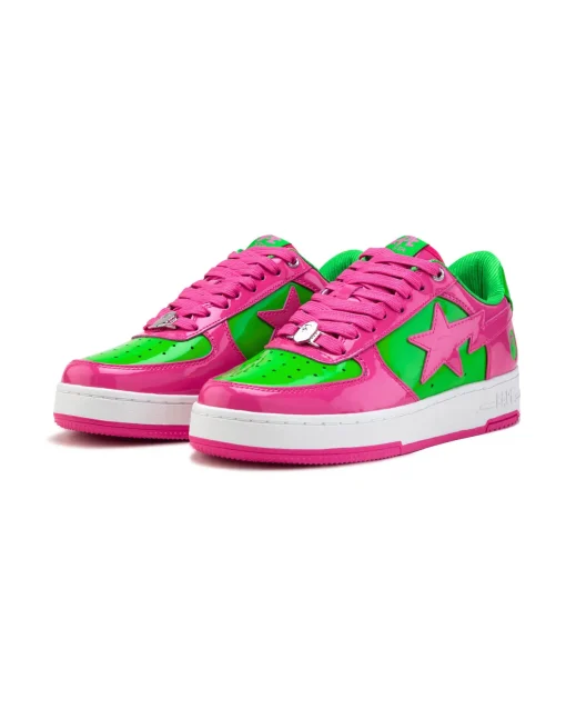 A BATHING APE Women Low Sneakers BAPE STA #1 Pink
